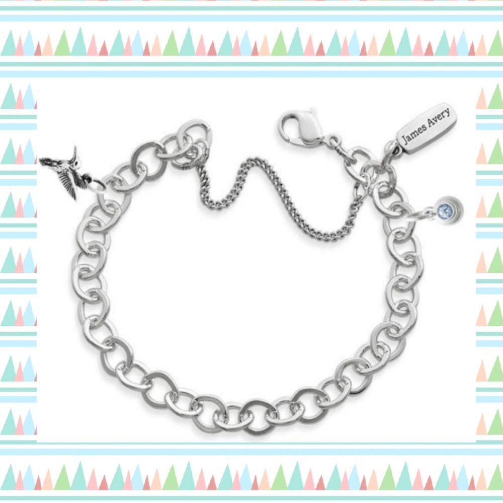James avery bracelet with 2 charms